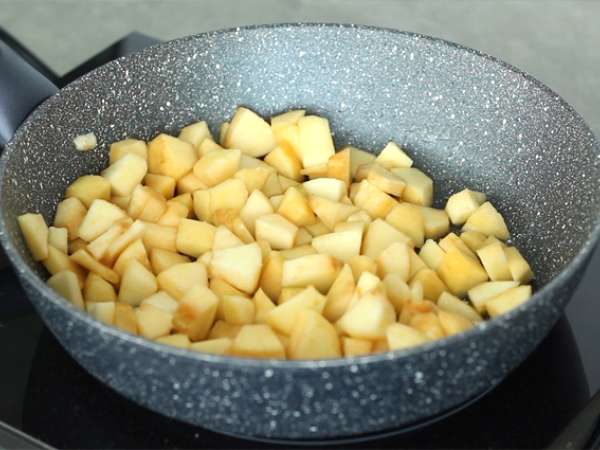 Perputaran apel individu - Persiapan langkah 3