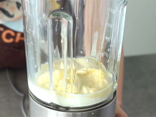 Milkshake vanila - Persiapan langkah 1