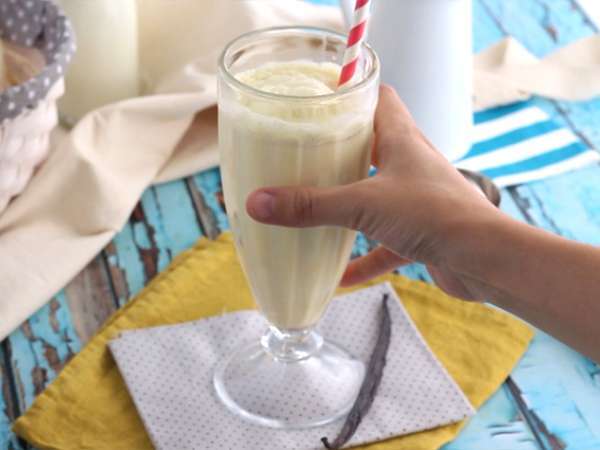 Milkshake vanila - Persiapan langkah 2