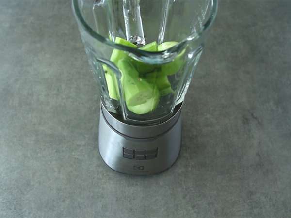 Sup mentimun dan mint dingin - Persiapan langkah 1