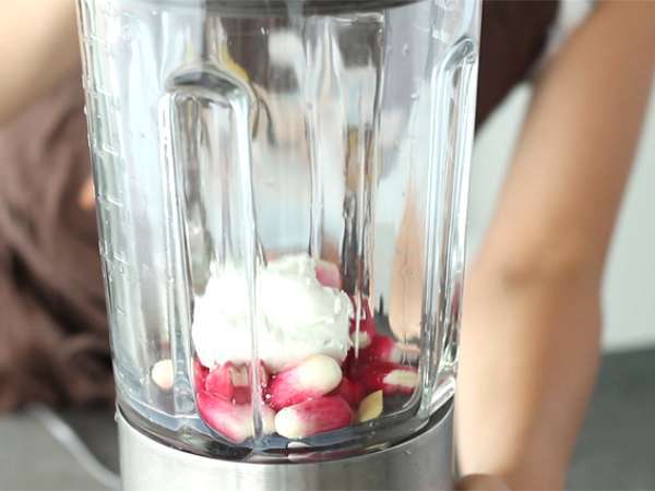 Sup lobak dingin - Persiapan langkah 1