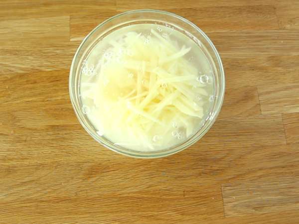 Salpicão - salad Brasil - Persiapan langkah 2