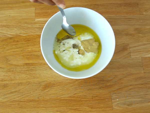 Salpicão - salad Brasil - Persiapan langkah 5