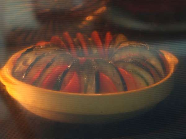 Sangat mudah Tian sayuran Provençal - Persiapan langkah 5