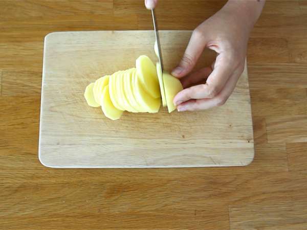 Papillote ikan kod - Persiapan langkah 1