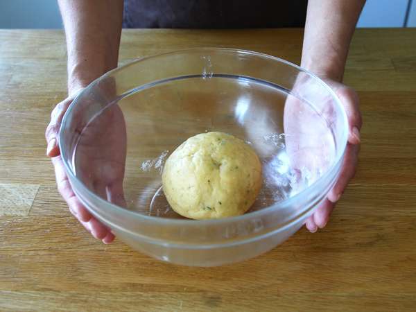 Biskuit parmesan dan rempah-rempah - Persiapan langkah 2