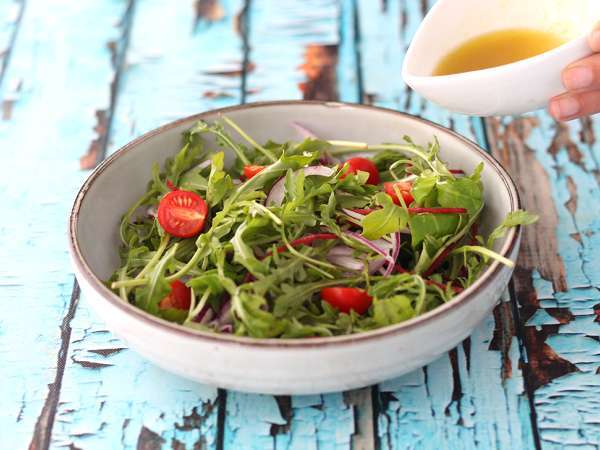 Salad dengan keju kambing - Persiapan langkah 2