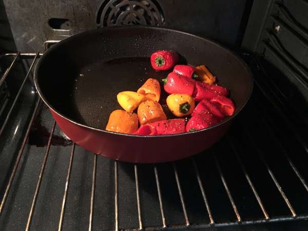 Paprika diisi dengan ricotta - Persiapan langkah 1