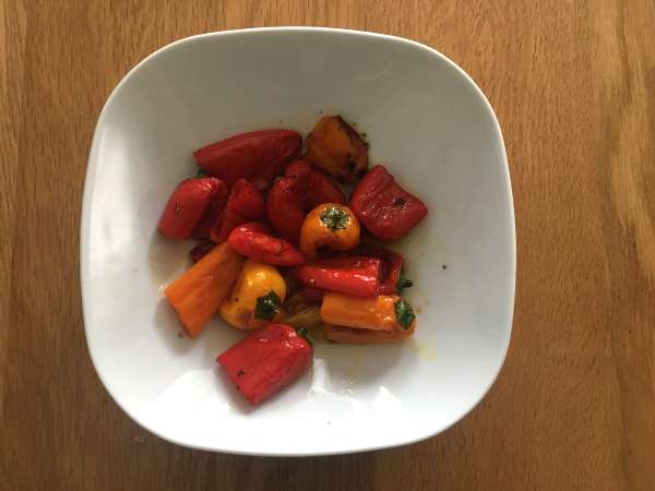 Paprika diisi dengan ricotta - Persiapan langkah 2