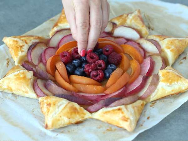 Tart bintang buah - Persiapan langkah 4