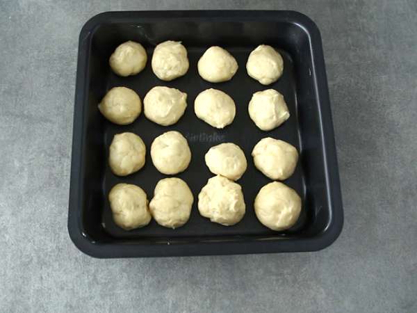 Brioche Butchy - Brioche tanpa mentega - Persiapan langkah 4