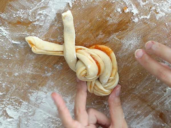 Bros aprikot yang dikepang - Persiapan langkah 7