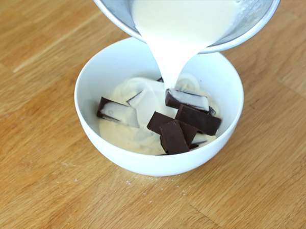 Bounty Brownies - Persiapan langkah 4