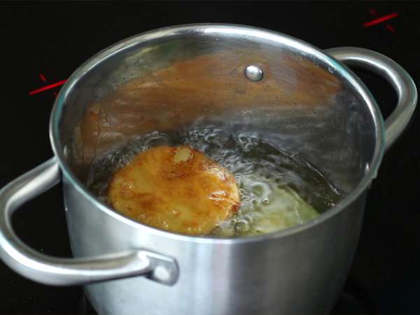 Goreng terong - Persiapan langkah 3