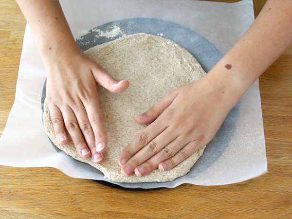 Focaccia dengan tomat ceri - Persiapan langkah 3