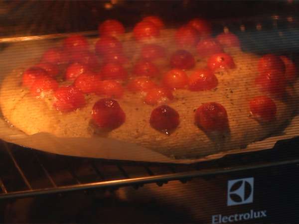 Focaccia dengan tomat ceri - Persiapan langkah 5