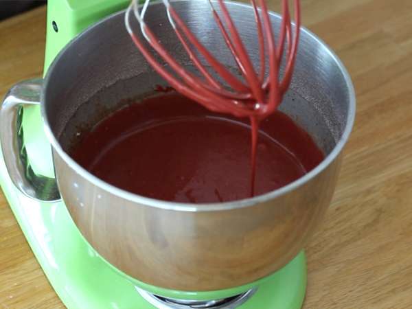 Kue beludru merah - Persiapan langkah 4