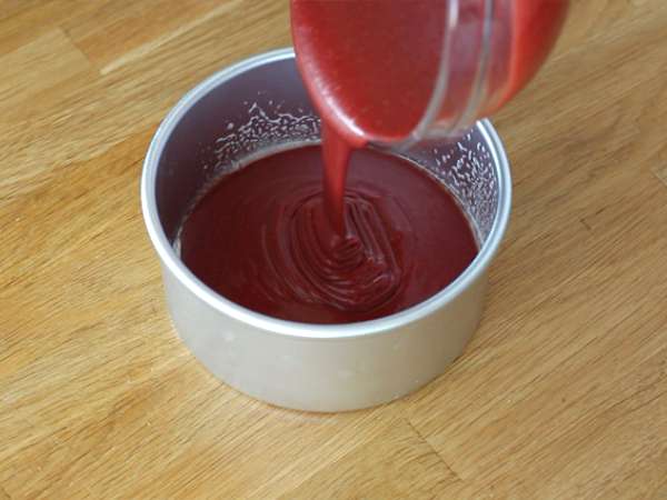 Kue beludru merah - Persiapan langkah 5