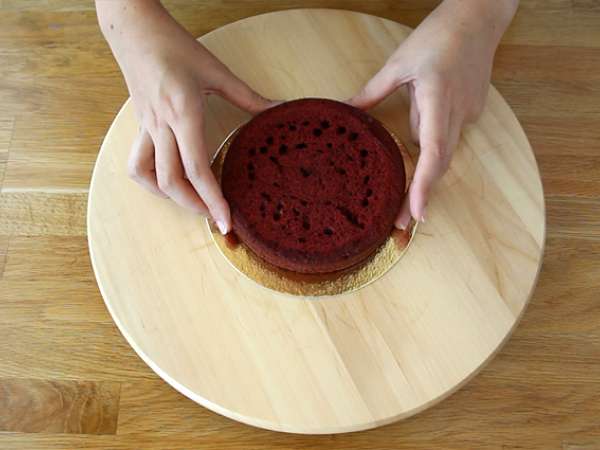 Kue beludru merah - Persiapan langkah 9