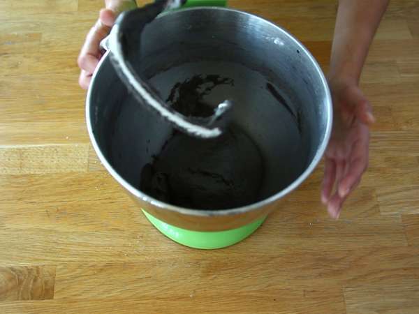 Roti tinta cumi-cumi hitam - Persiapan langkah 2