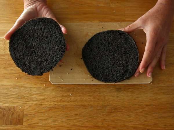 Roti tinta cumi-cumi hitam - Persiapan langkah 6