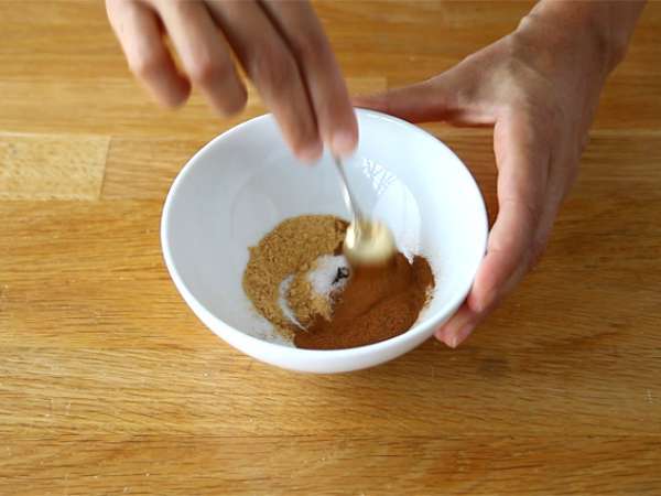 Roti jahe lembut - Persiapan langkah 1