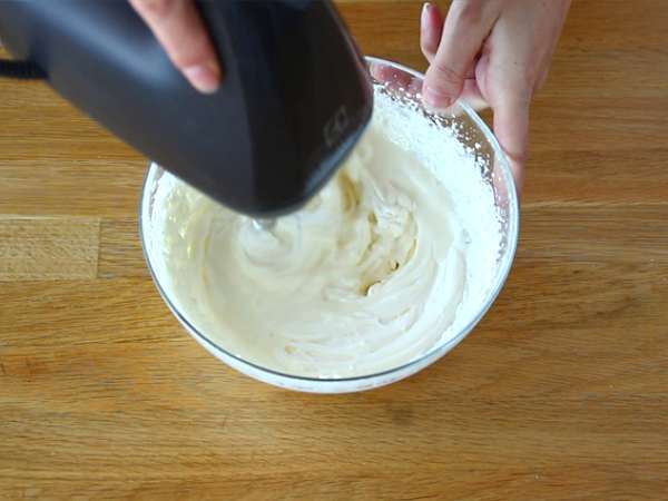 Log tiramisu raspberry - Persiapan langkah 3