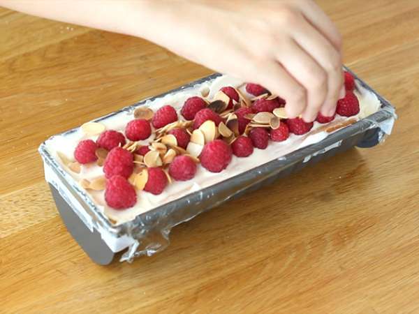 Log tiramisu raspberry - Persiapan langkah 6