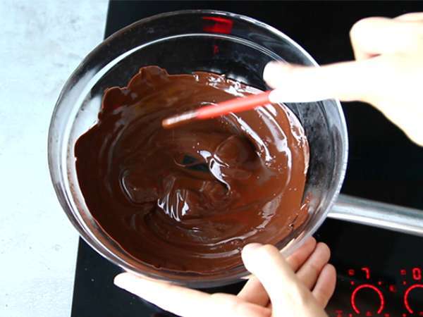 Truffle berlapis cokelat - Persiapan langkah 1