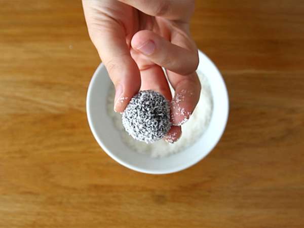 Truffle berlapis cokelat - Persiapan langkah 5