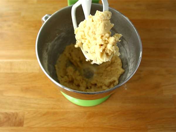 Roti pendek pohon Natal - Persiapan langkah 1