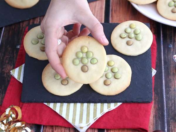 Roti pendek pohon Natal - Persiapan langkah 6