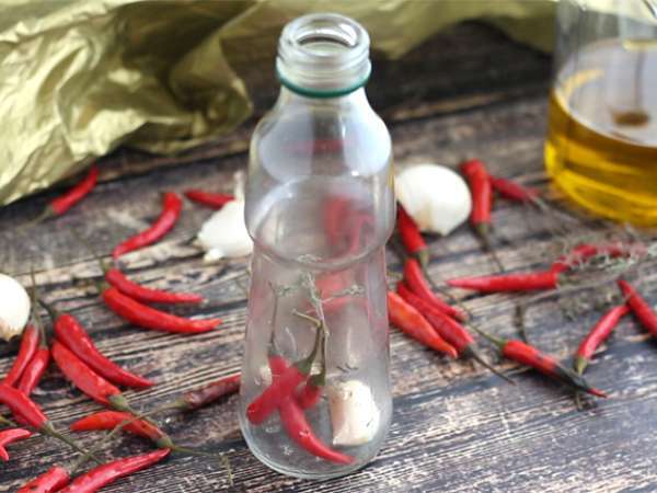 Minyak panas untuk pizza buatan sendiri - Persiapan langkah 1