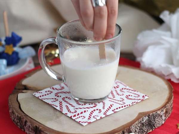 Lolipop cokelat panas: cokelat putih + spekulan - Persiapan langkah 5