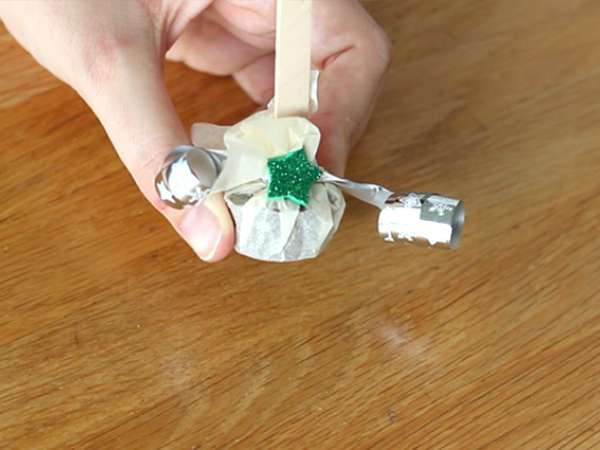 Lolipop cokelat panas: cokelat hitam + Carambar - Persiapan langkah 4