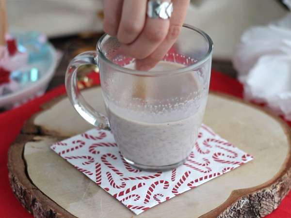 Lolipop cokelat panas: cokelat hitam + hazelnut panggang - Persiapan langkah 5