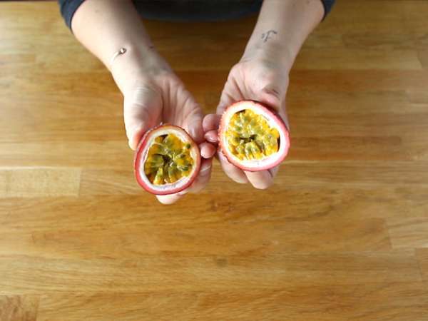 Pavlova buah eksotis yang mudah - Persiapan langkah 5