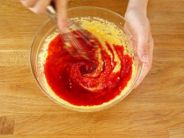 Galette pistachio raspberry pistachio kamboja des rois - Persiapan langkah 3