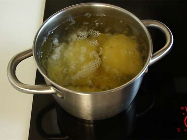 Sosis aligot - Persiapan langkah 1