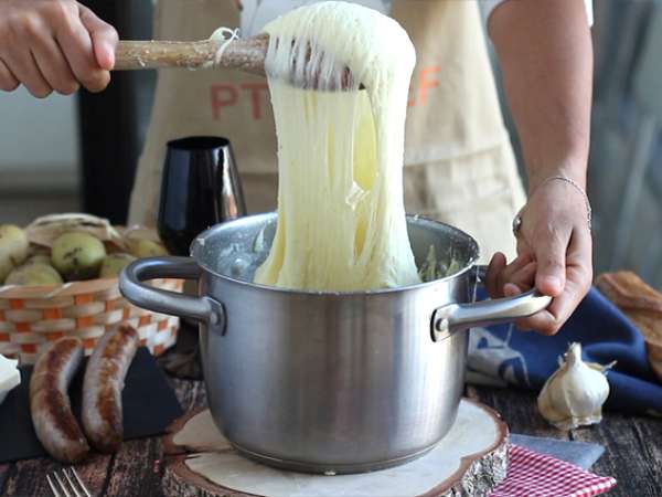 Sosis aligot - Persiapan langkah 6