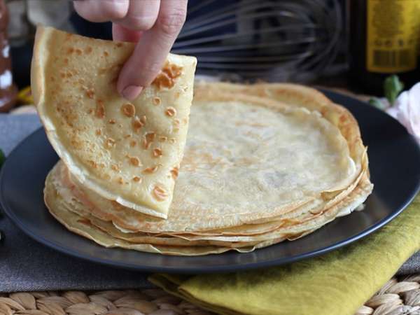 Adonan pancake dengan bir - Persiapan langkah 5