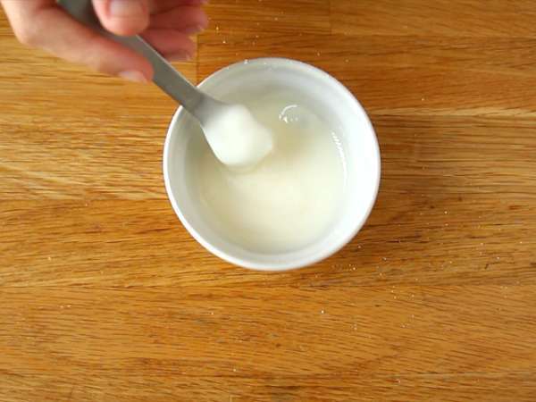 Brownies Lemon dan Oatmeal dengan Glasir Lemon - Persiapan langkah 4