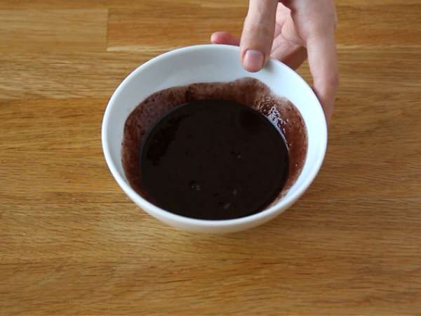 Sereal beras kembung cokelat. Kelapa muncul - Persiapan langkah 3