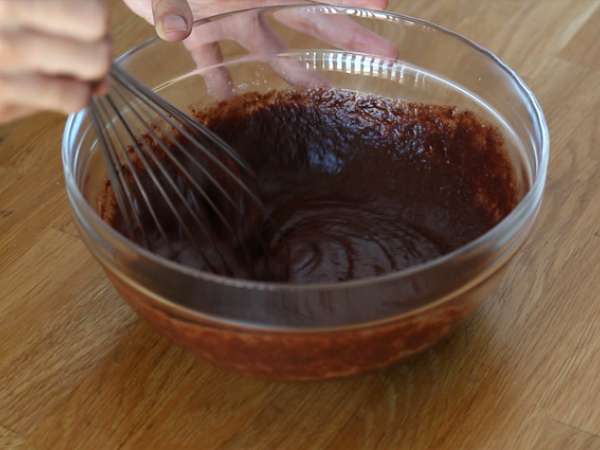 Brownies tanpa mentega - Persiapan langkah 2