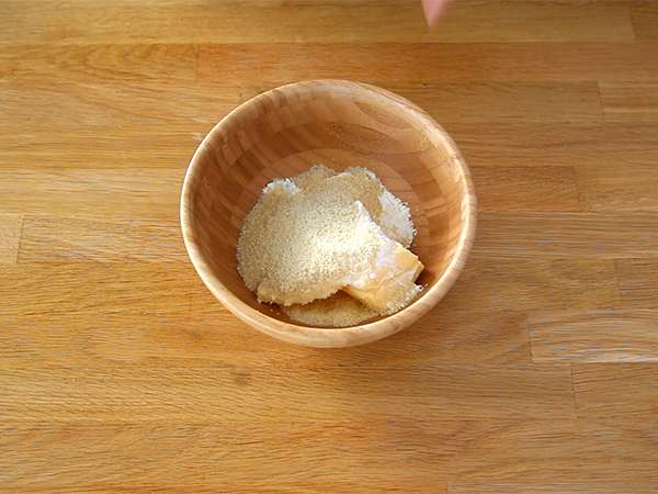 Kue apel dan almond (Tarte normande) - Persiapan langkah 1