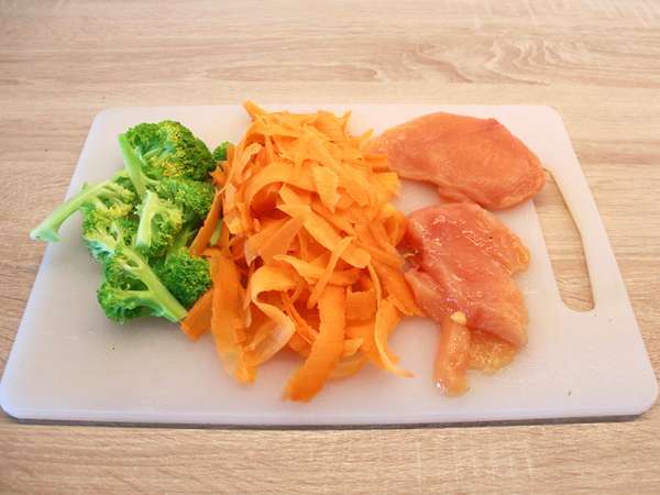 Ayam dalam bungkus (mudah dan sehat) - Persiapan langkah 1