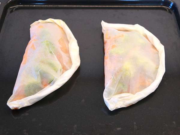 Ayam dalam bungkus (mudah dan sehat) - Persiapan langkah 4