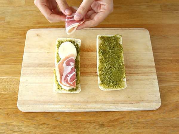 Panini bergaya Italia - Persiapan langkah 3