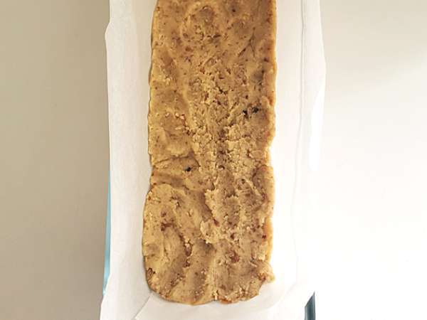 Snickers bar buatan sendiri yang vegan dan bebas gluten - Persiapan langkah 4