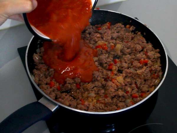 Sloppy Joes Burger - Persiapan langkah 3